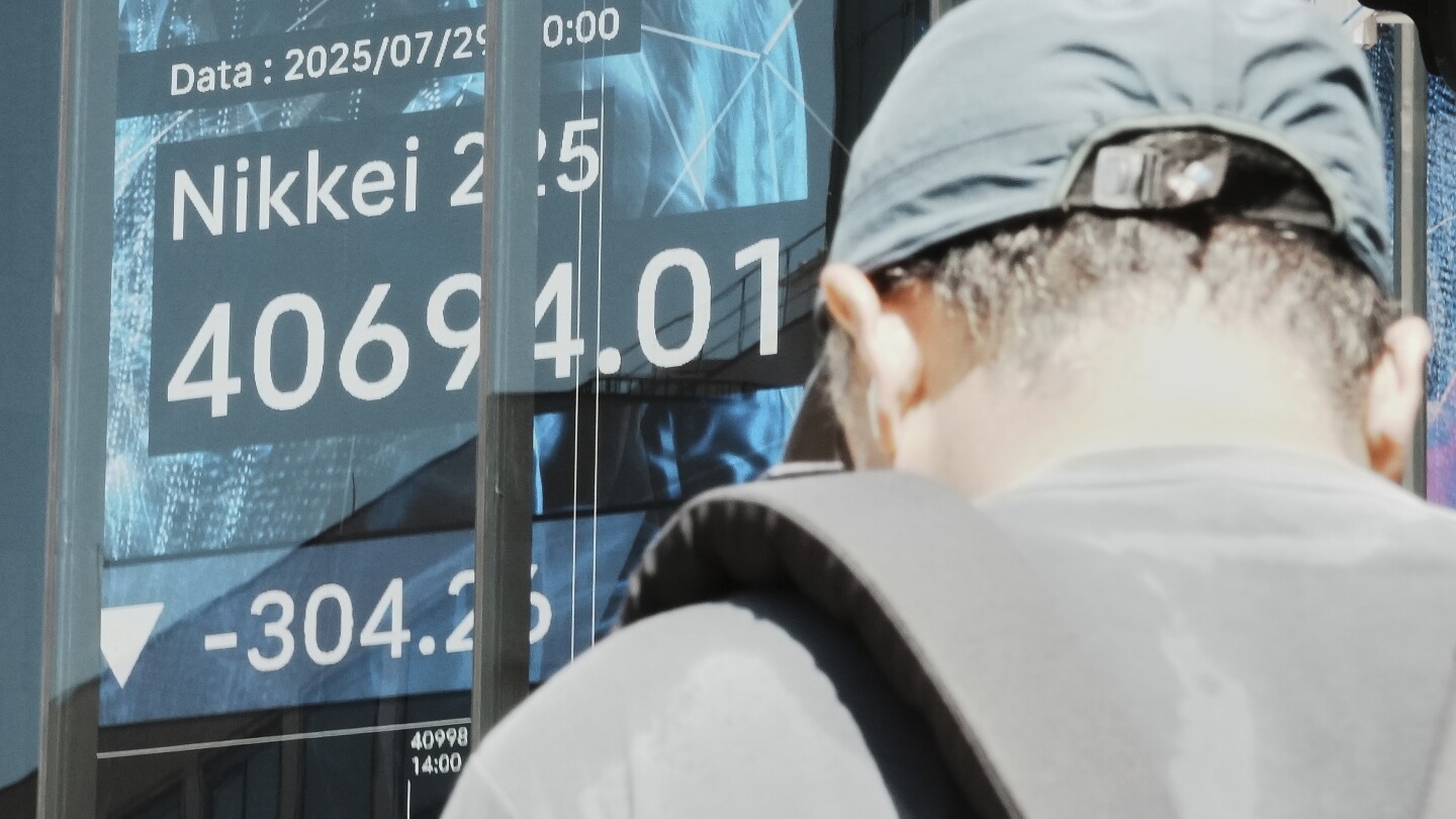 Asian shares mostly slip as focus shifts to US talks with China