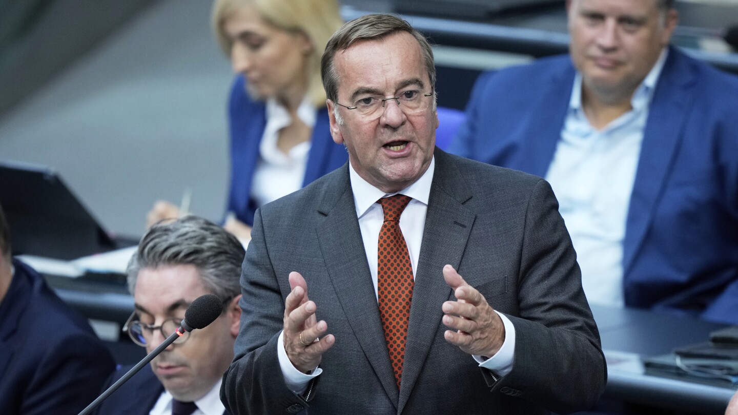 Russia is tracking two satellites used by the German military, defense minister says