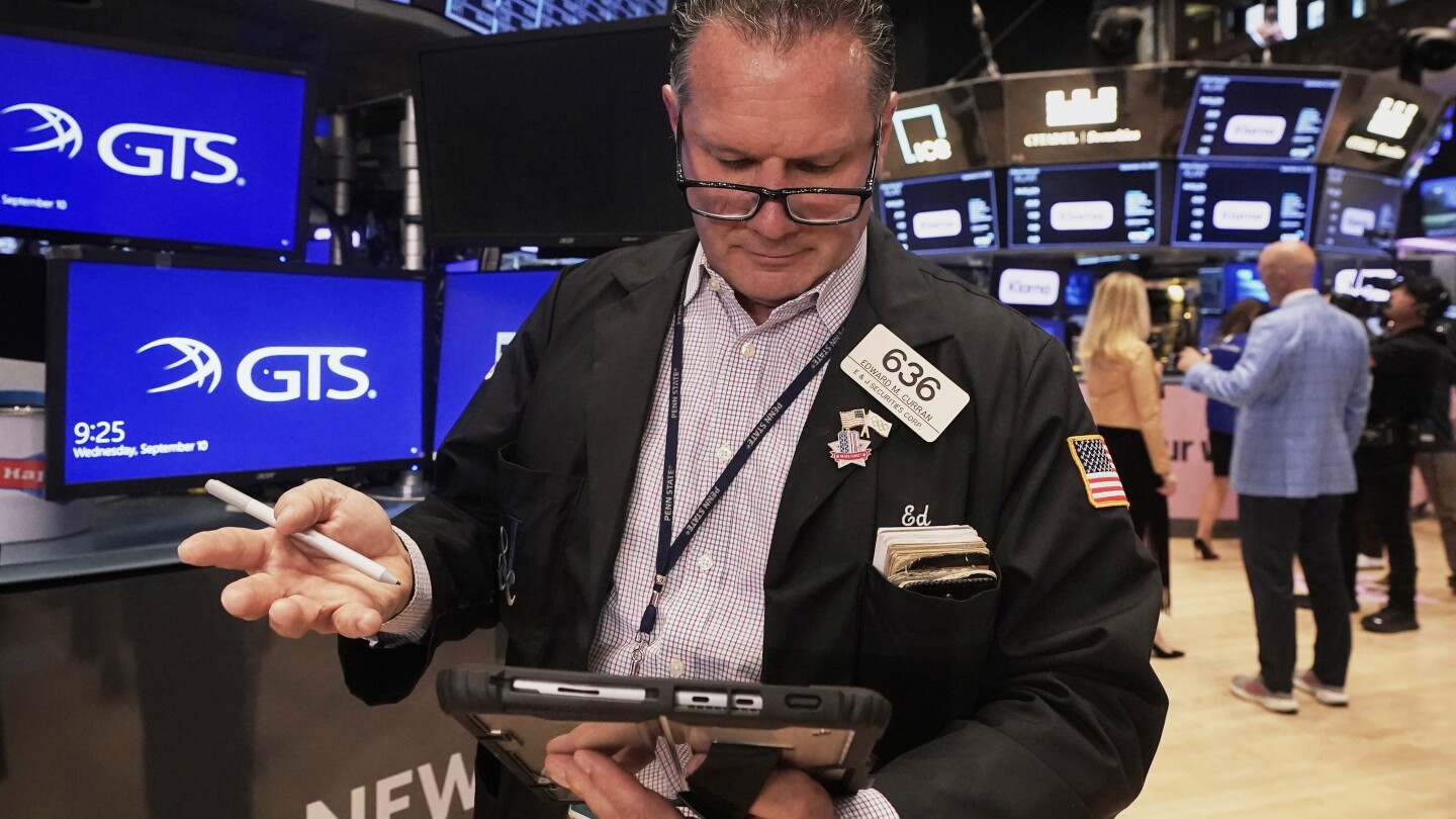 Wall Street adds to records as inflation slows and Oracle soars