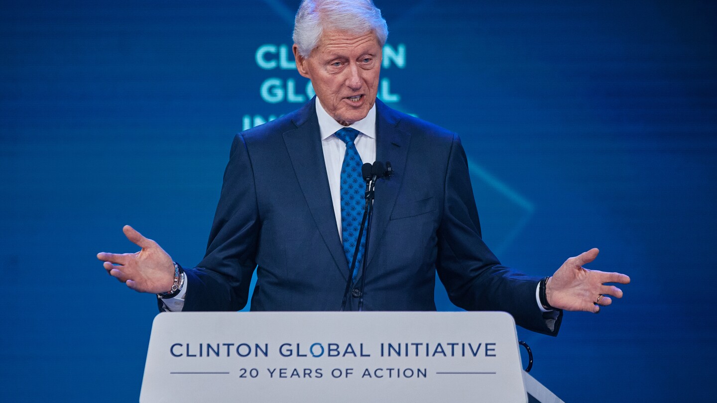 Bill Clinton addresses political violence at Clinton Global Initiative