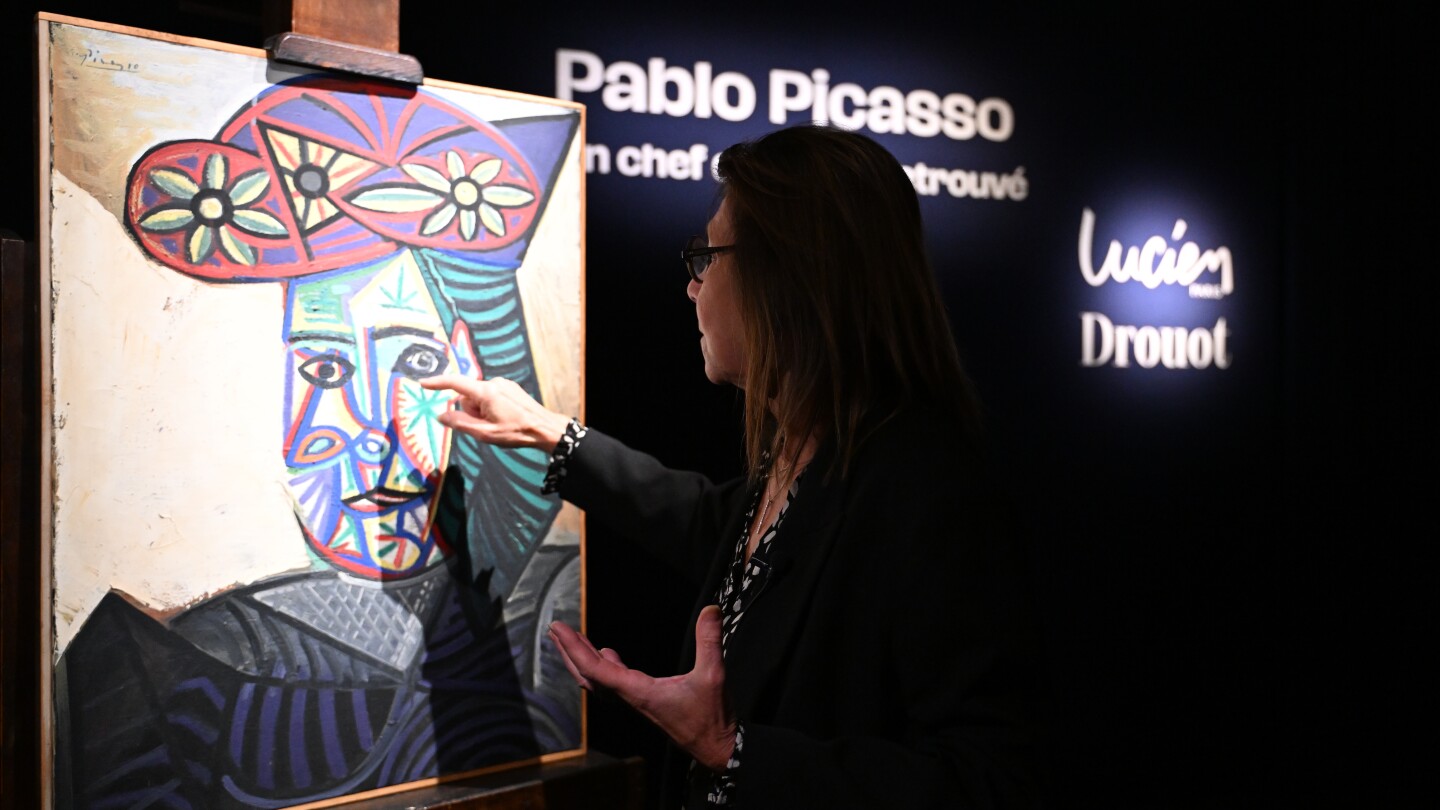 Rare Picasso portrait of muse Dora Maar on auction in Paris