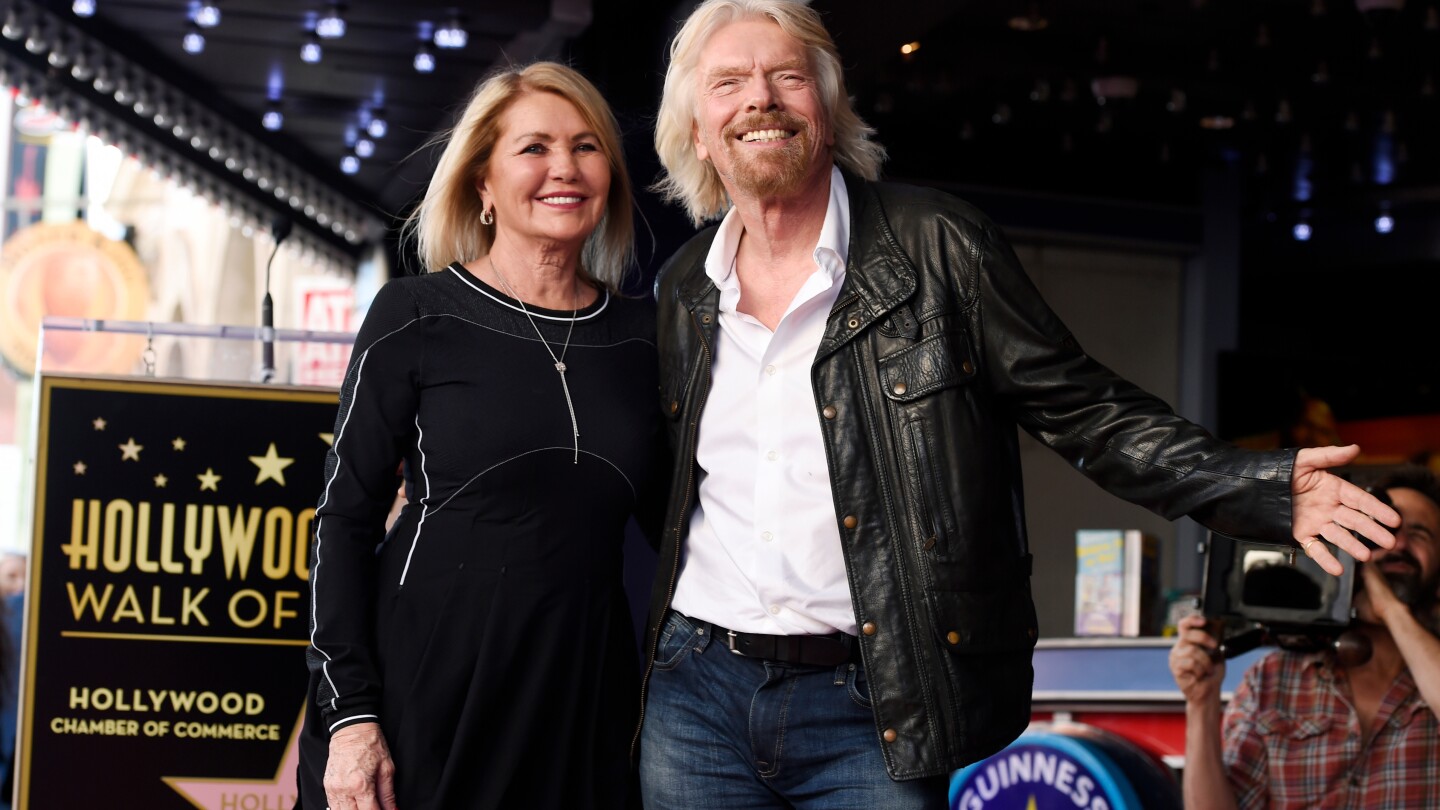 Joan Branson, wife of British billionaire Richard Branson, dies