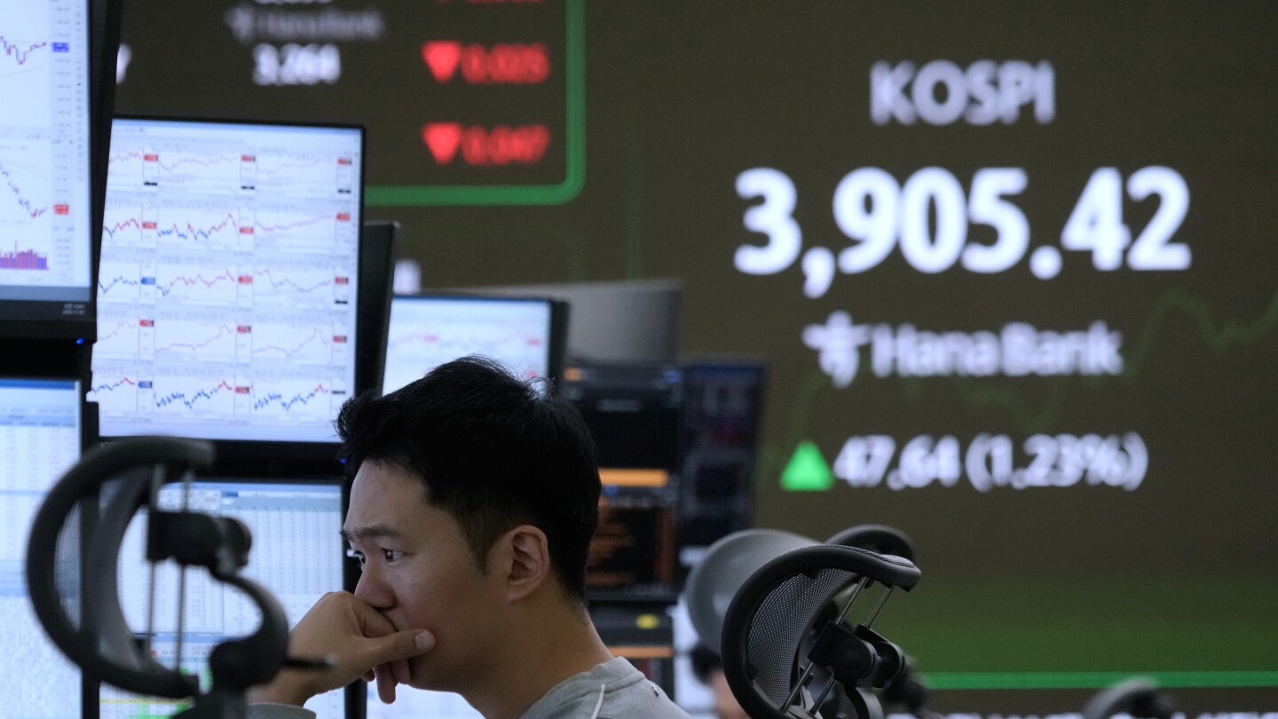 Asian shares climb, tracking Wall Street’s rise