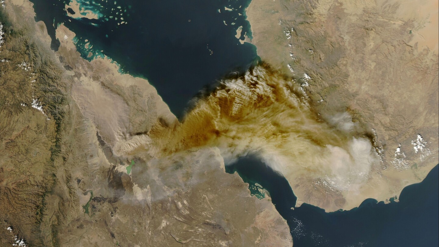 Volcano eruption in Ethiopia’s Afar region causes flight chaos and destruction