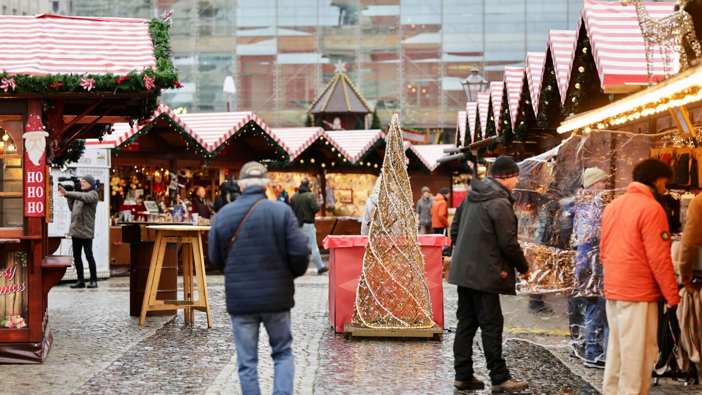 Christmas market in Germany opens after last year’s deadly attack in Magdeburg