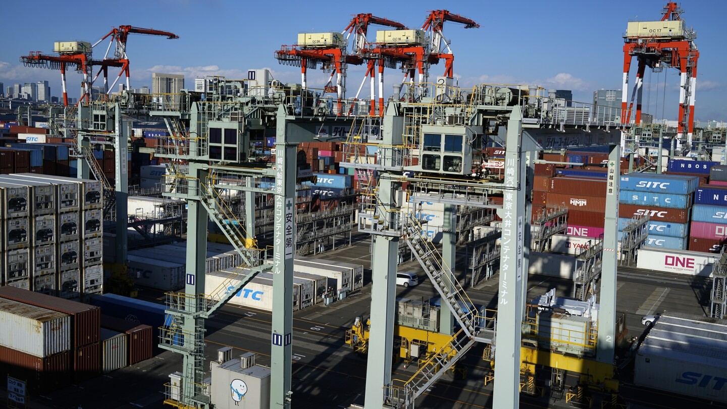 Japan’s global exports rise while slipping to the US