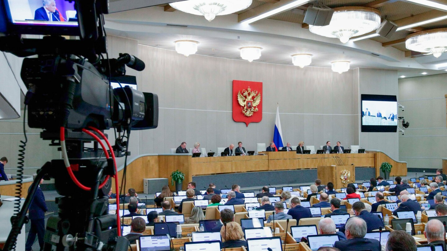 Russian lawmakers approve tax hike bill to boost economy as the war with Ukraine nears 4 years