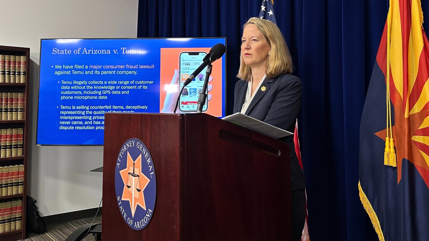 Arizona targets Chinese retailer Temu in data privacy lawsuit