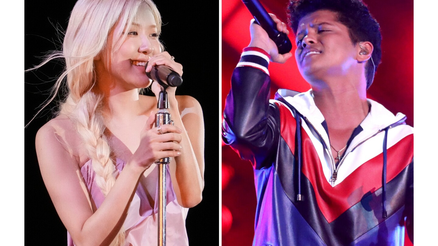 Apple Replay: Rosé and Bruno Mars top 2025 song chart