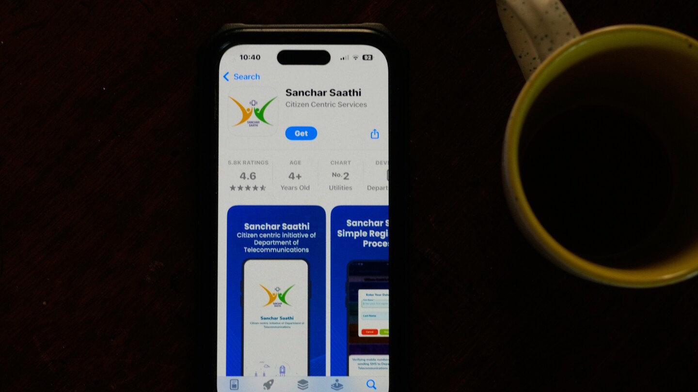 India reverses order on preinstalled cybersecurity app for smartphones