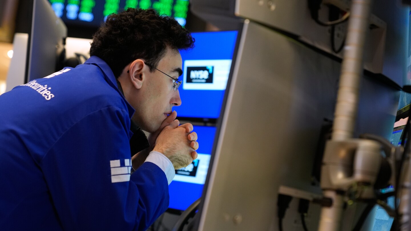 Stocks rise and approach records on Wall Street